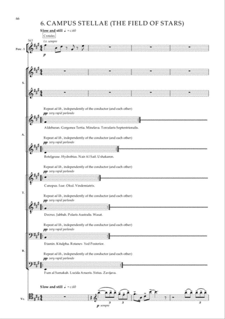 To the Field of Stars To the Field of Stars 4-Part scores gallery preview page 10