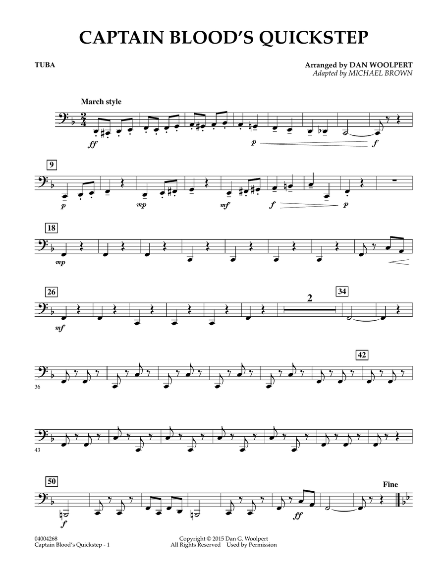 Captain Blood's Quickstep - Tuba