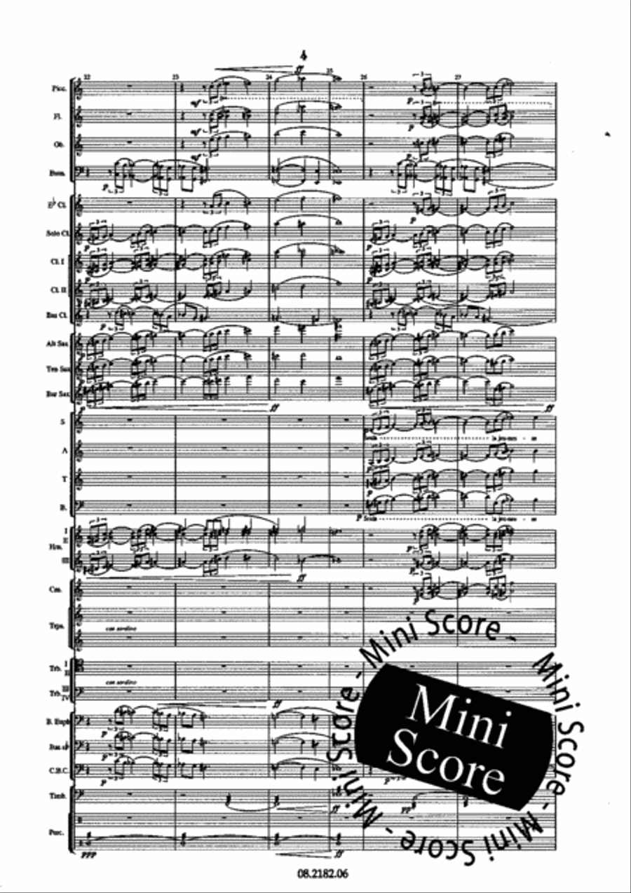 Oratorio Olympique SATB/Harmonie 4-Part scores gallery preview page 8