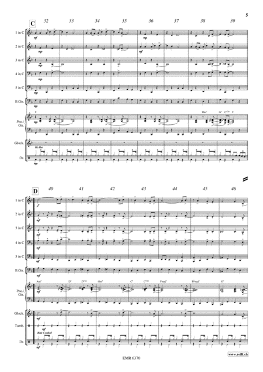 Christmas Glory Brass Band scores gallery preview page 6