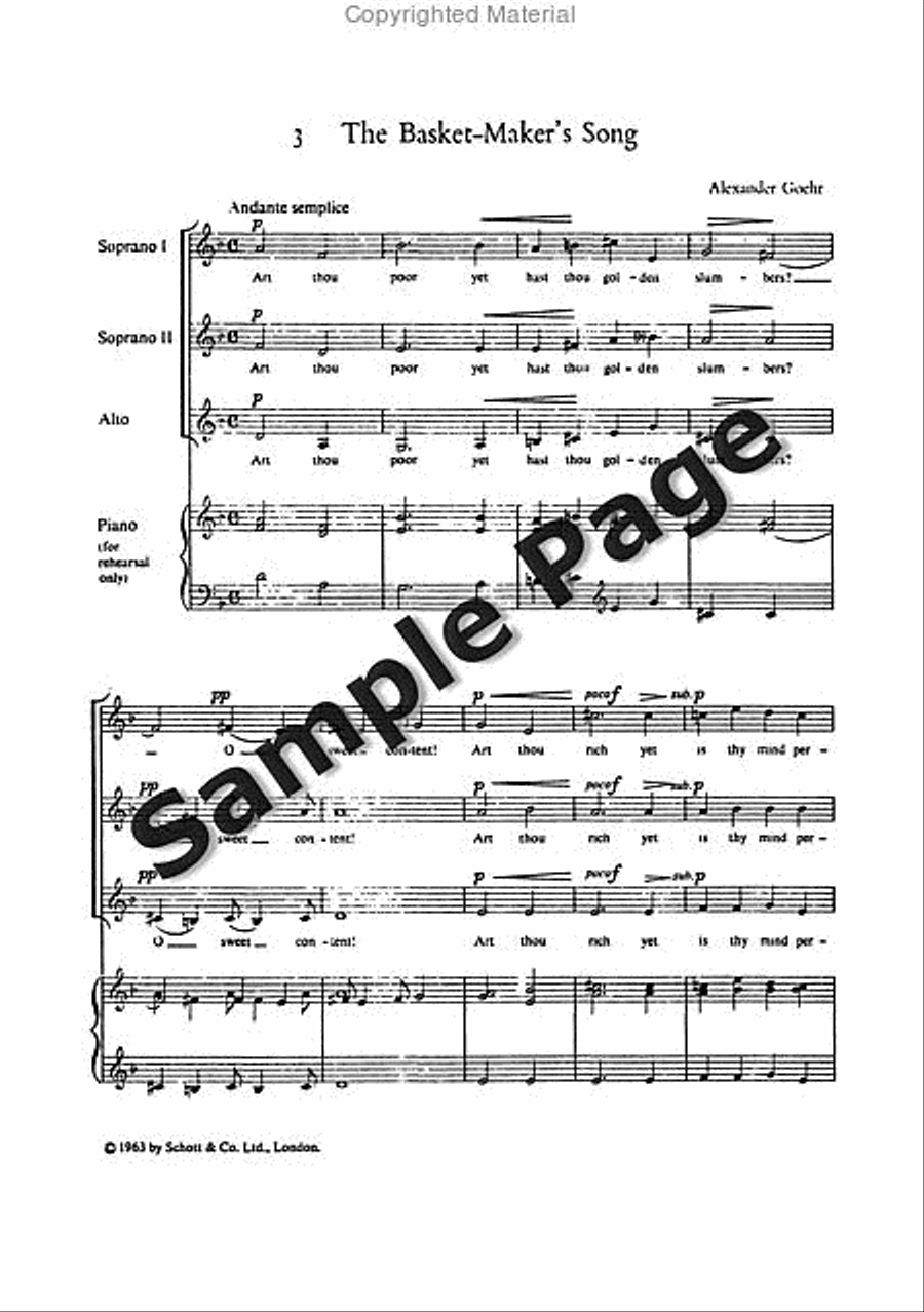 <br>Sheet music extract