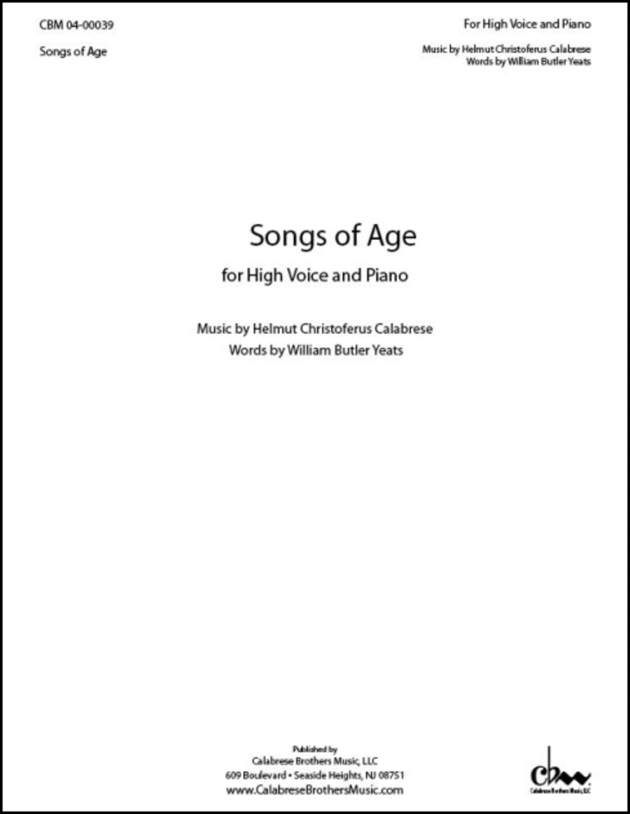 Songs of Age Choir scores gallery preview page 1