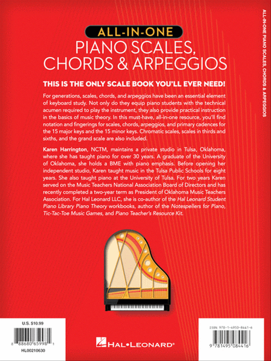 All-in-One Piano Scales, Chords & Arpeggios Piano Method scores gallery preview page 6