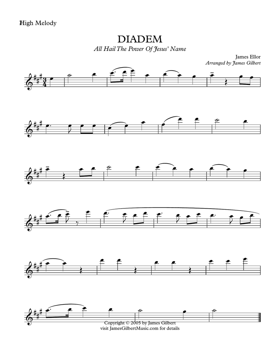 DIADEM (All Hail The Power) DIADEM (All Hail The Power) Small Ensemble scores gallery preview page 5