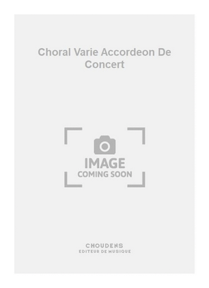 Choral Varie Accordeon De Concert