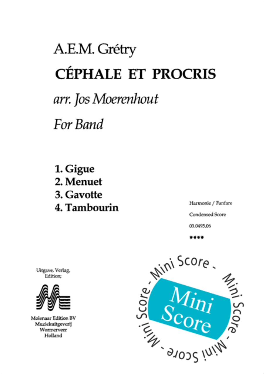 Cephale et Procris Concert Band scores gallery preview page 3