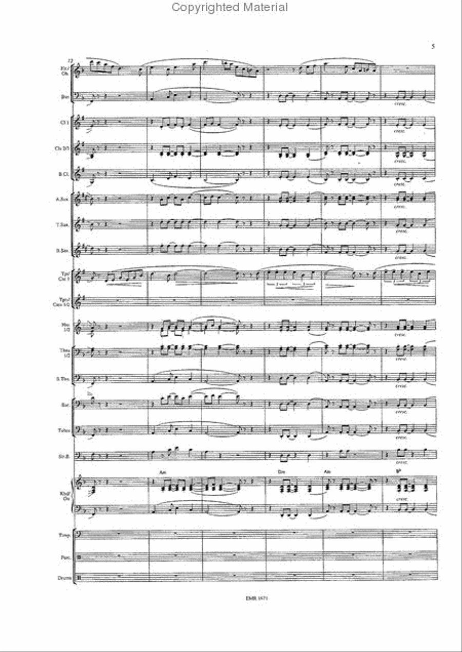 I Will Follow Him I Will Follow Him Concert Band scores gallery preview page 5
