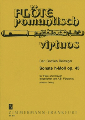 Book cover for Sonata B minor Op. 45