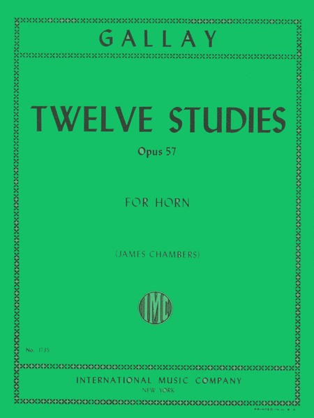 12 Studies for 2nd Horn, Op. 57 (CHAMBERS)