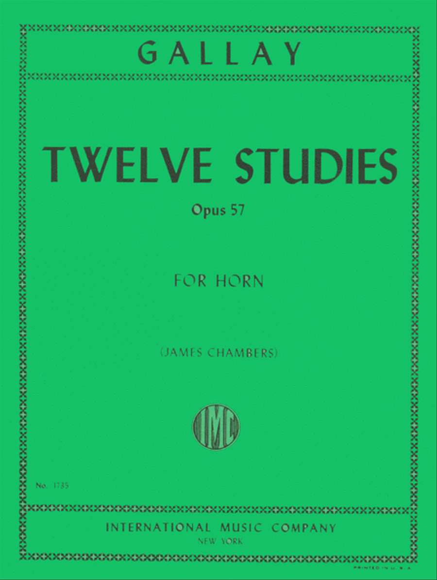 12 Studies for 2nd Horn, Op. 57