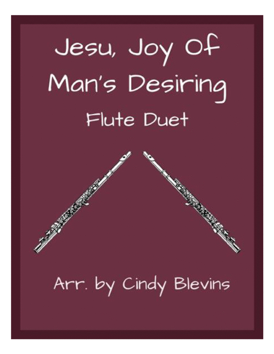 Jesu, Joy of Man's Desiring, for Flute Duet Jesu, Joy of Man's Desiring, for Flute Duet Flute Duet scores gallery preview page 1