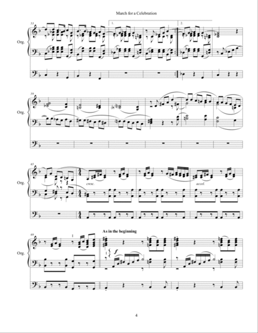 Stick Around and Listen! (Postludes, Vol I) Organ Solo scores gallery preview page 4