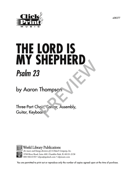 The Lord is My Shepherd image number null