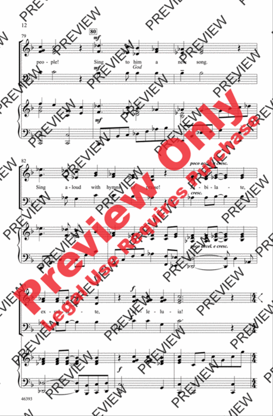 Jubilate, Exsultate! 3-Part scores gallery preview page 11