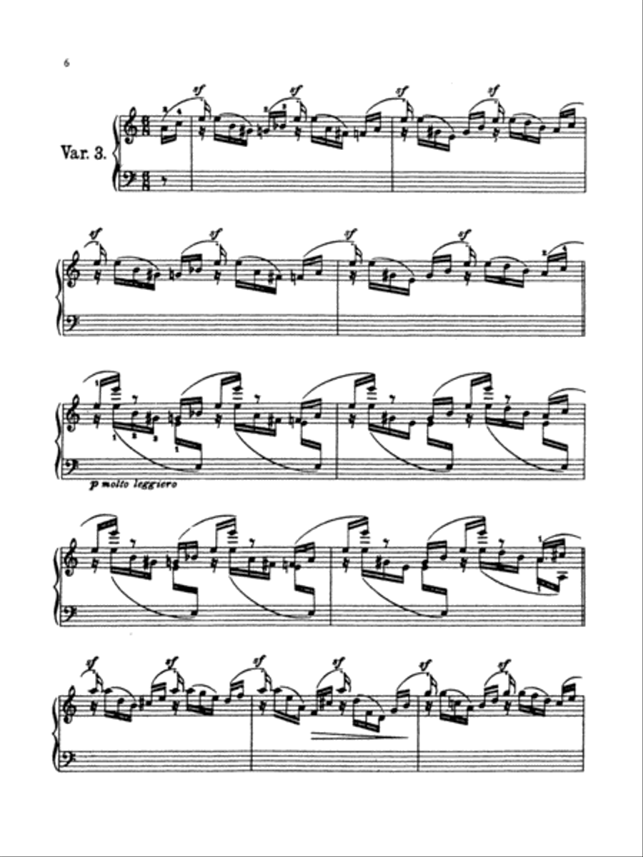 Brahms: Paganini Variations (Complete) Piano Solo scores gallery preview page 5