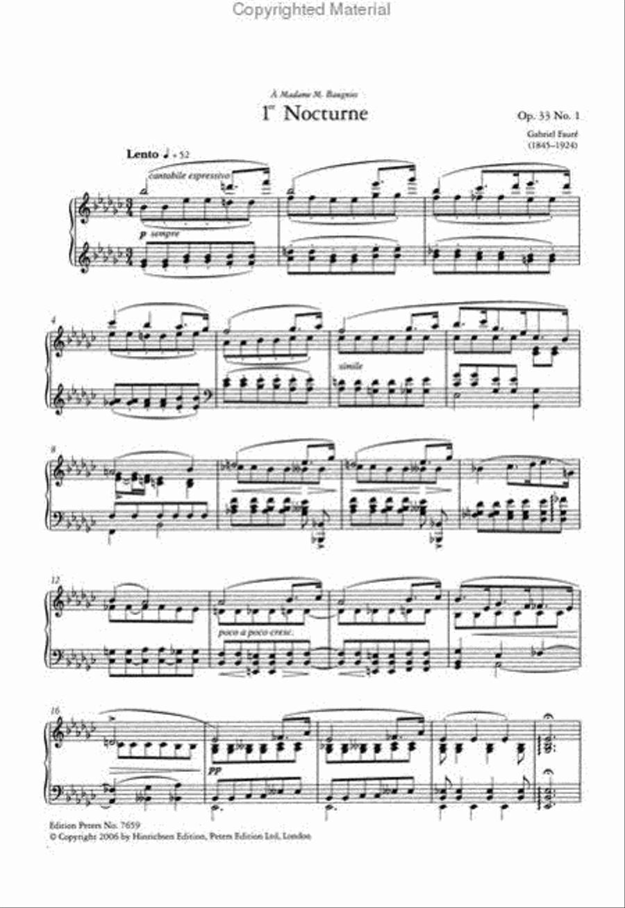 13 Nocturnes for Piano