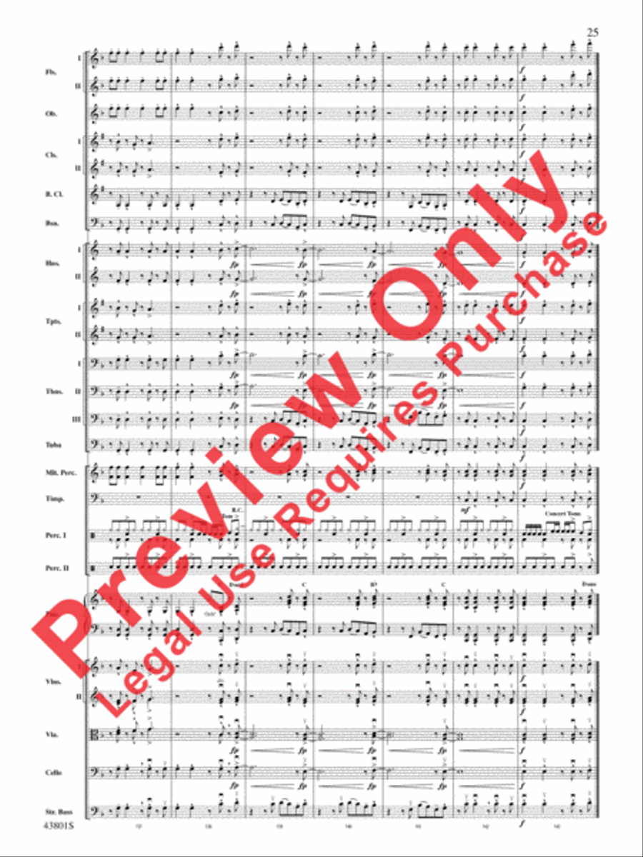 Bruno Mars' Greatest Hits Full Orchestra scores gallery preview page 26