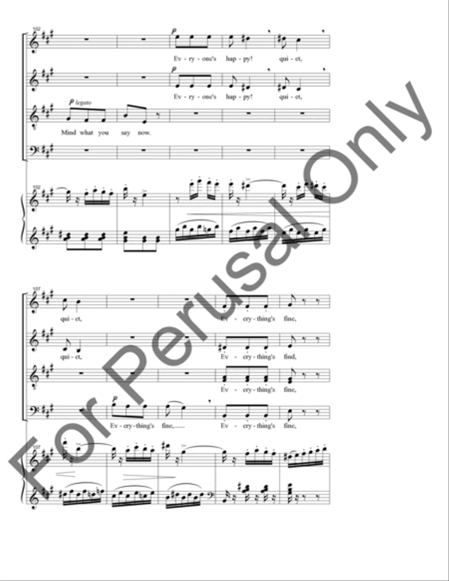 Chorus of the Servants Chorus of the Servants 4-Part scores gallery preview page 16