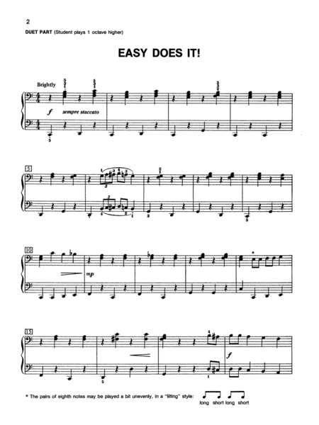 Alfred's Basic Piano Chord Approach Duet Book, Book 2