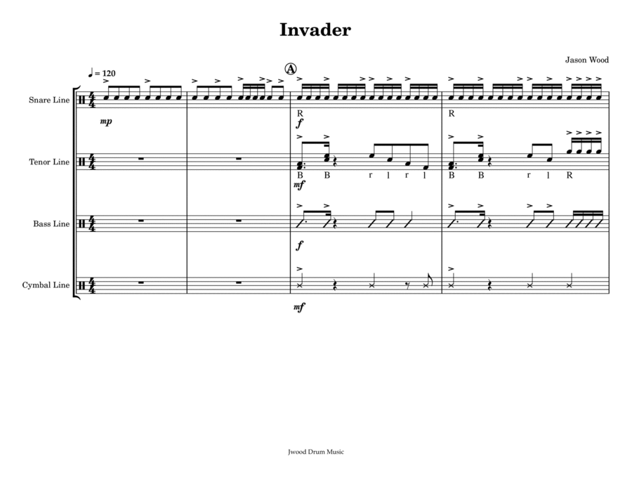 Invader (Drumline Cadence) image number null