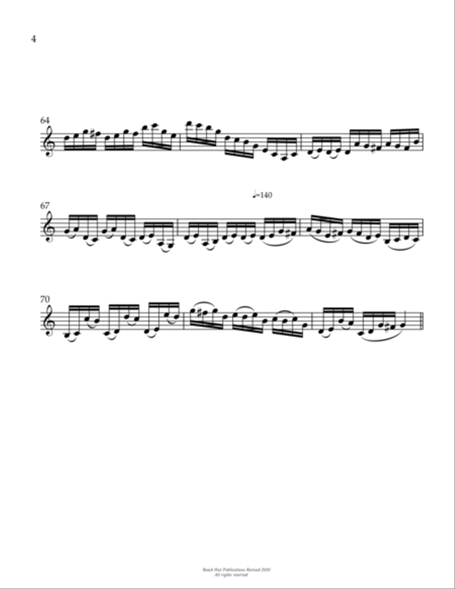 Variations on "Amazing Grace" for solo violin image number null