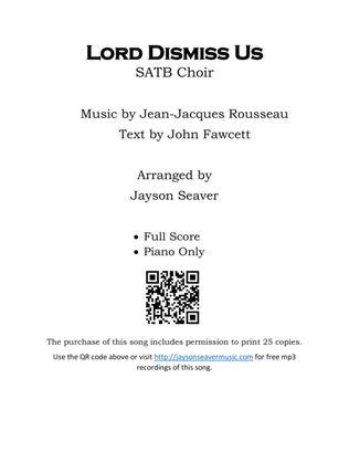 Book cover for Lord Dismiss Us