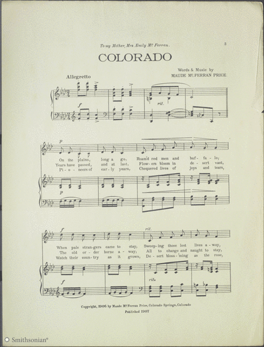 Colorado Colorado Piano, Vocal scores gallery preview page 2