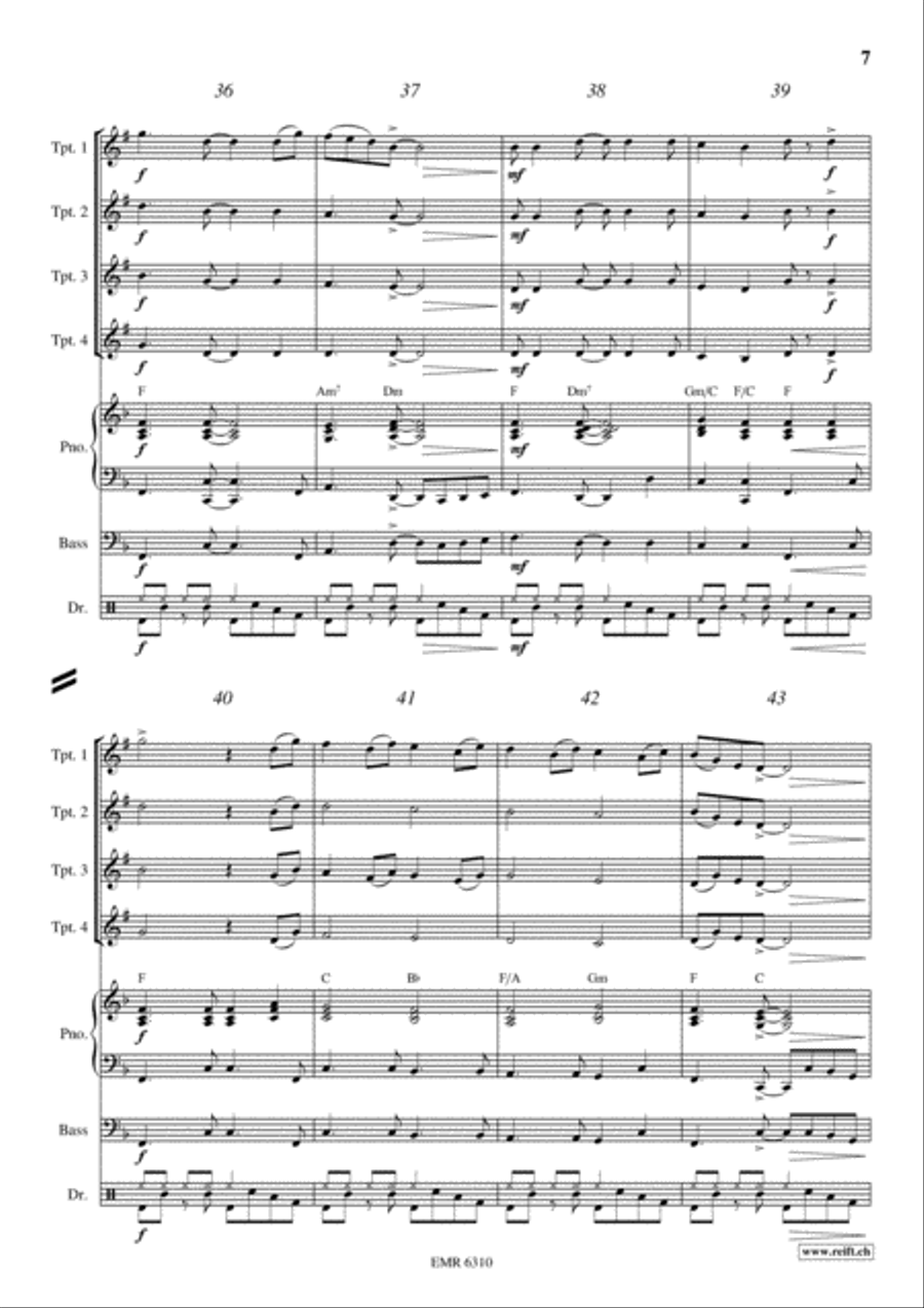 Banana Boat Song Banana Boat Song Trumpet scores gallery preview page 7