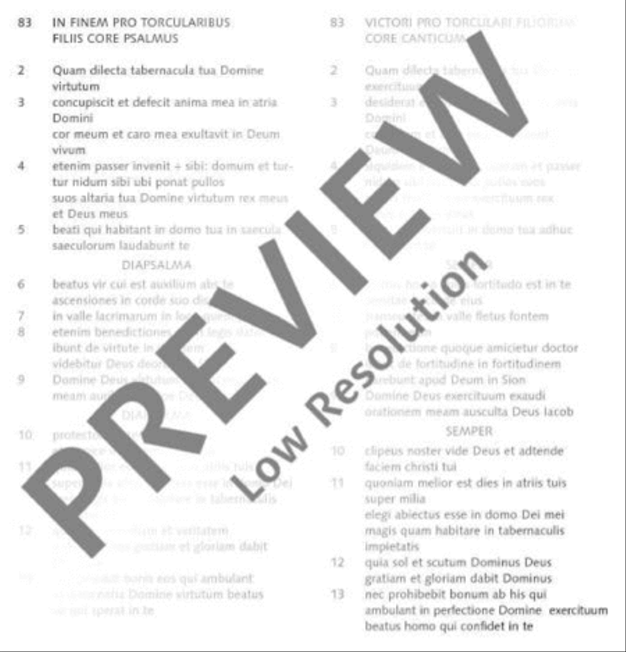 Psalm 83 (84) SSATB scores gallery preview page 6
