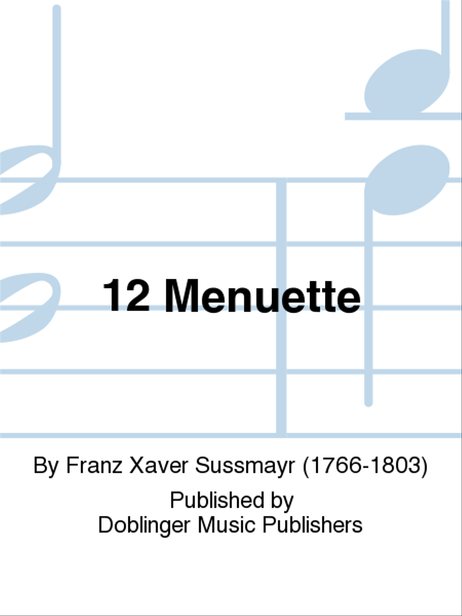12 Menuette School and Community scores gallery preview page 1