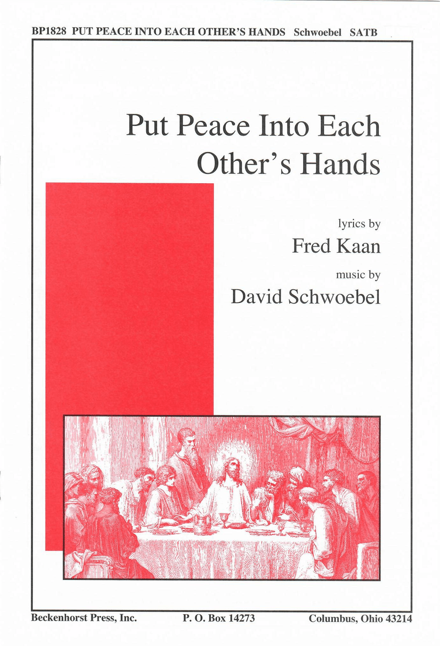 Put Peace into Each Other's Hands 4-Part scores gallery preview page 1