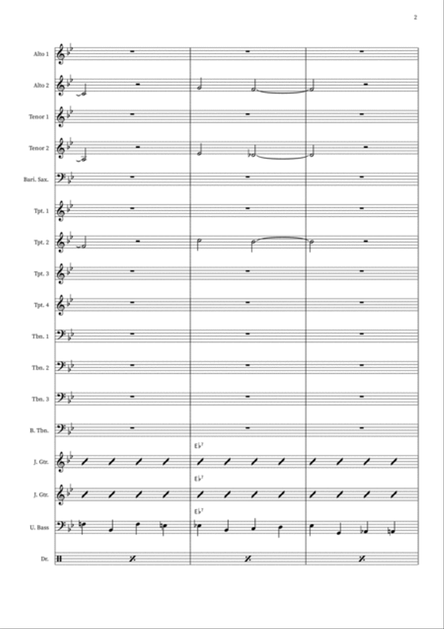Freddie Freeloader Jazz Ensemble scores gallery preview page 2