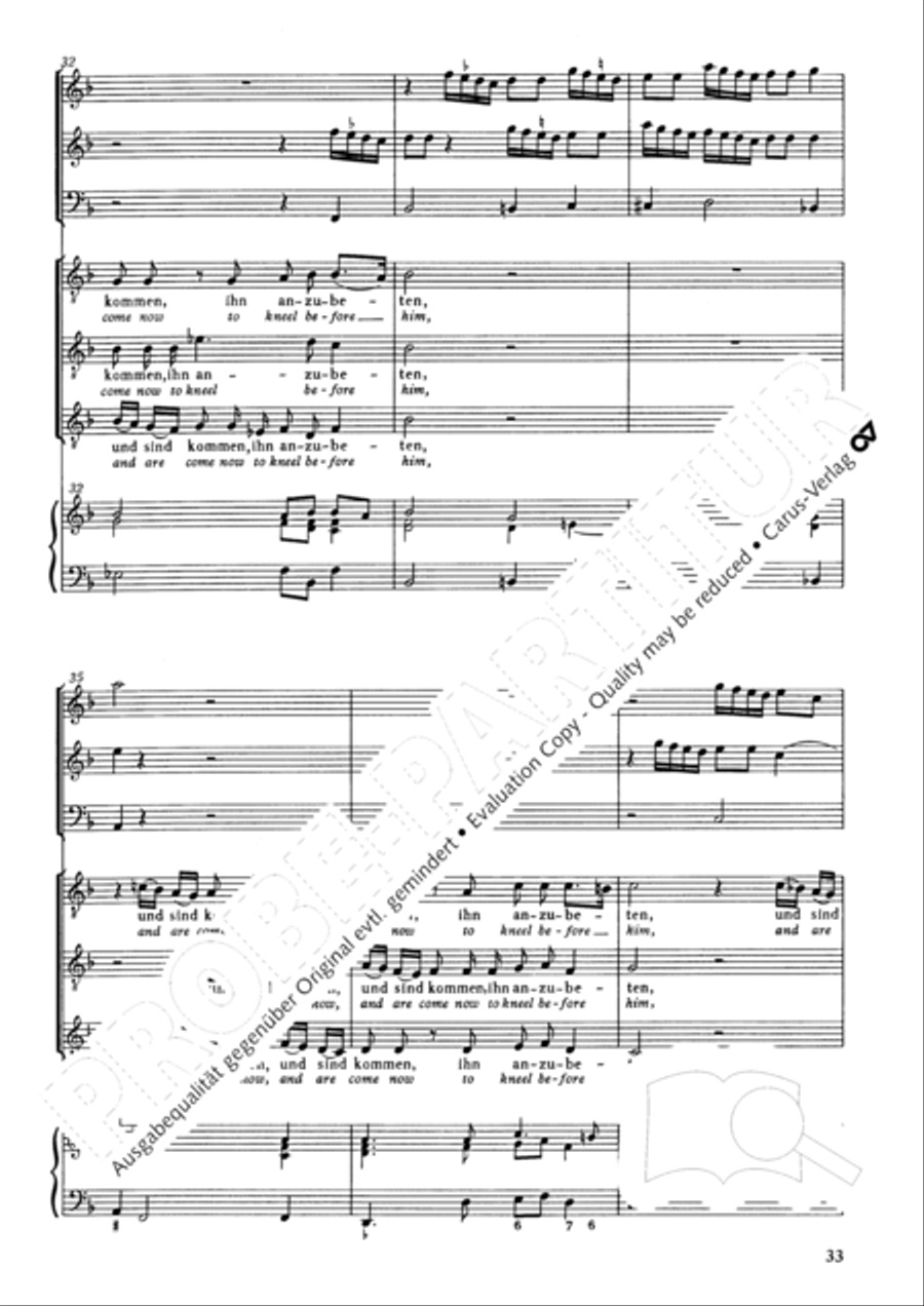 Christmas History (Weihnachts-Historie, SWV 435) Score scores gallery preview page 34