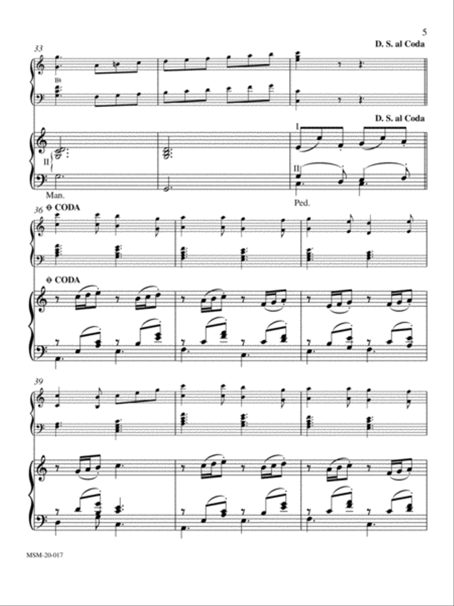 Three Advent Pieces for Harp and Organ Harp scores gallery preview page 5