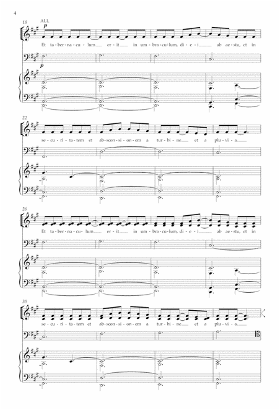 Beati IV: Pro eis sine domo (For the stateless) SSAA scores gallery preview page 5