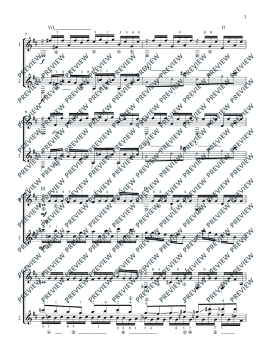 Tongoy Triptych Score scores gallery preview page 6