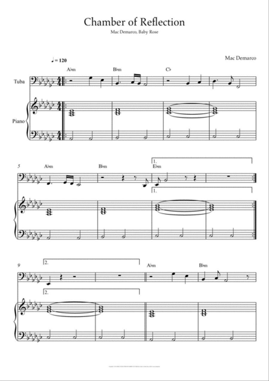 Chamber Of Reflection Chamber Of Reflection Brass Duet scores gallery preview page 2