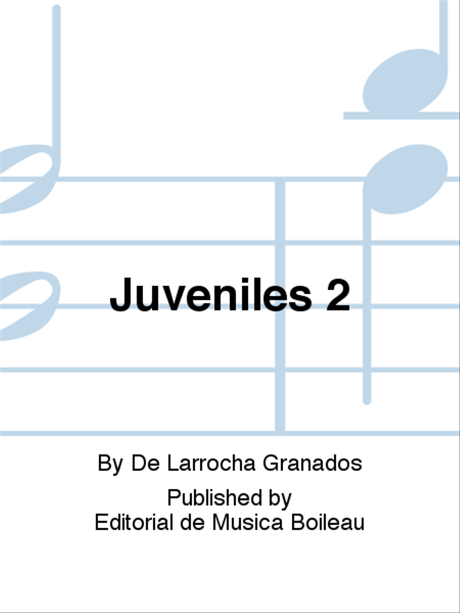 Juveniles 2 Piano Solo scores gallery preview page 1