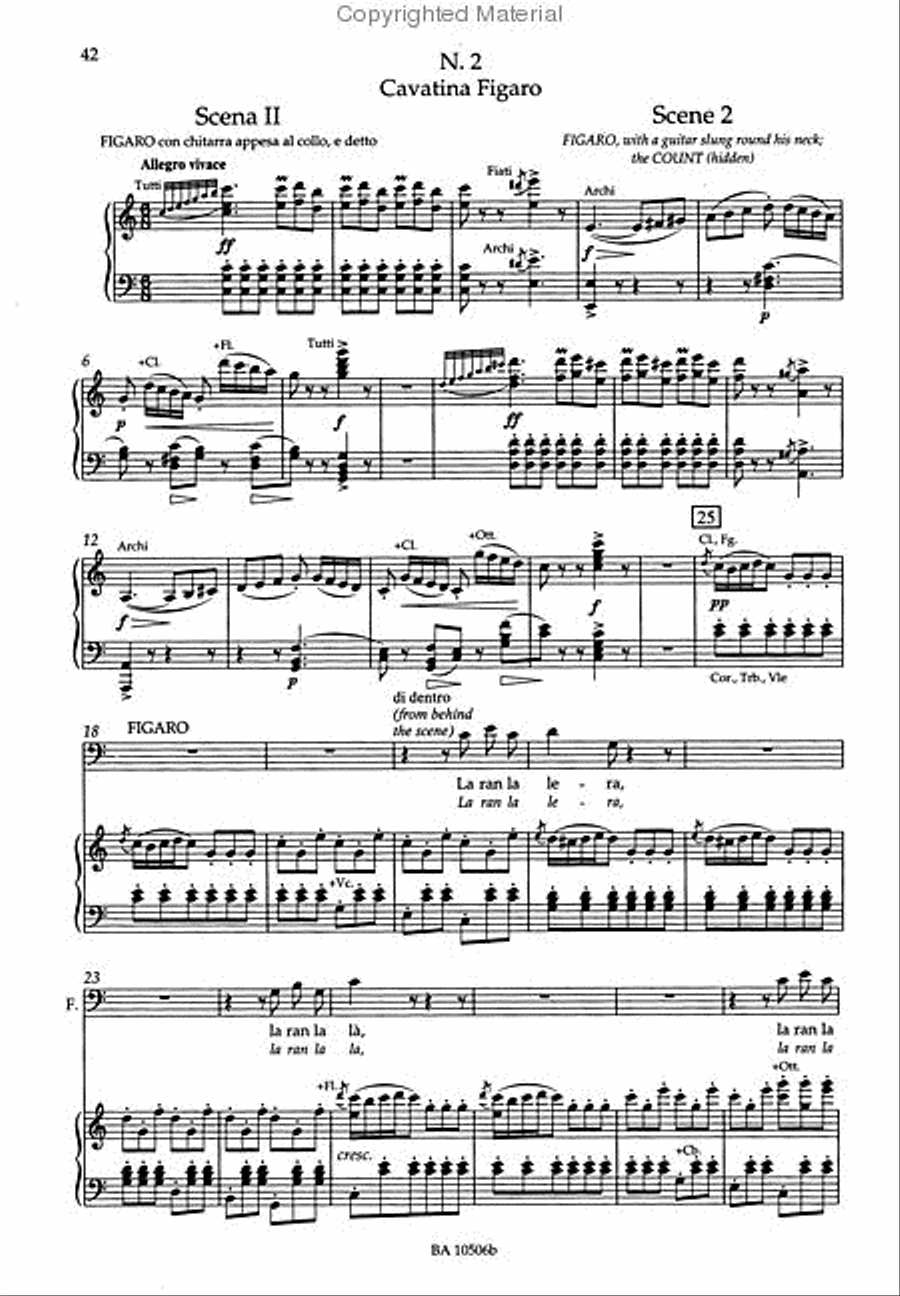 The Barber of Seville Choir scores gallery preview page 3