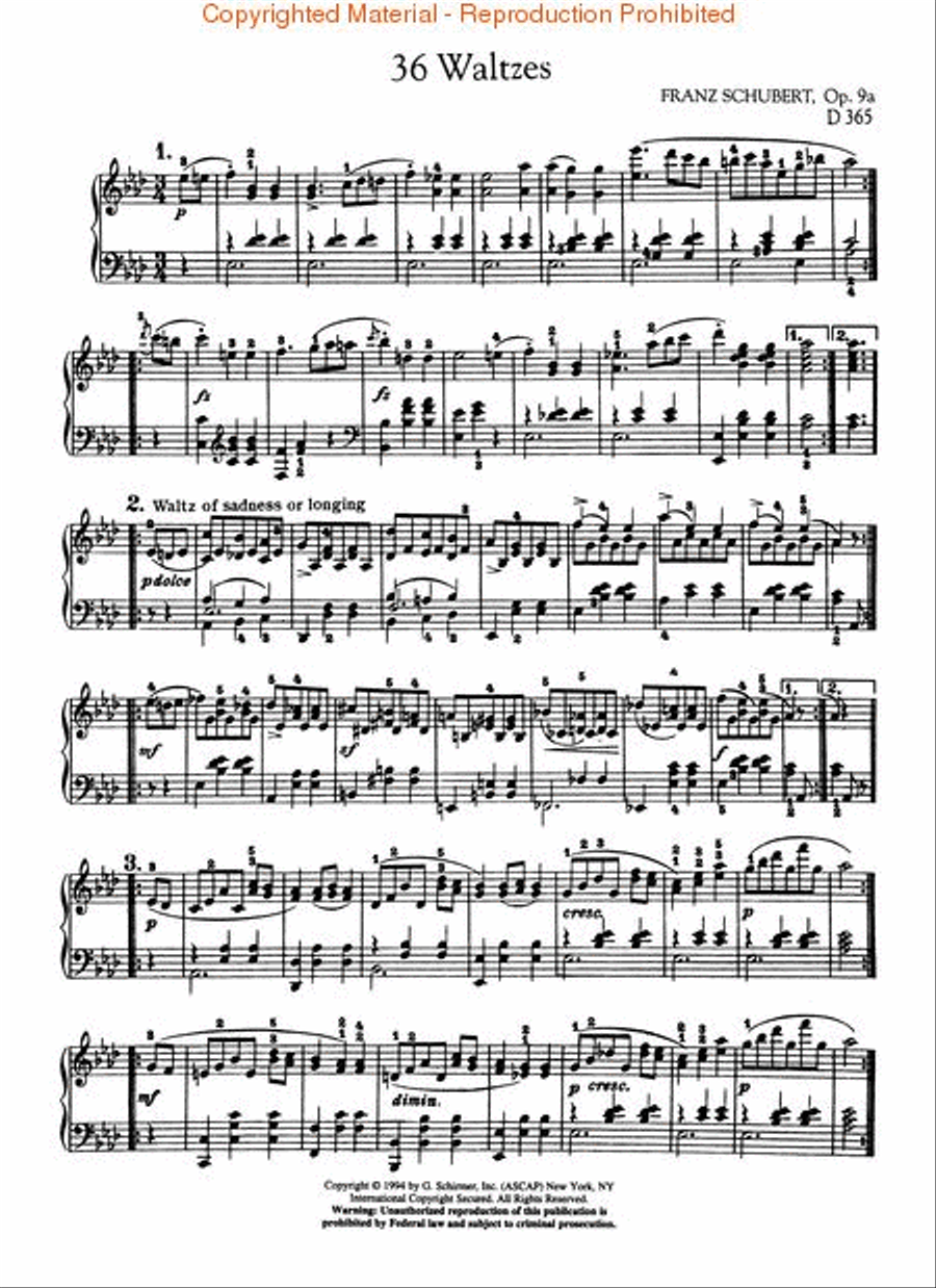 Dances for Piano Piano Solo scores gallery preview page 2