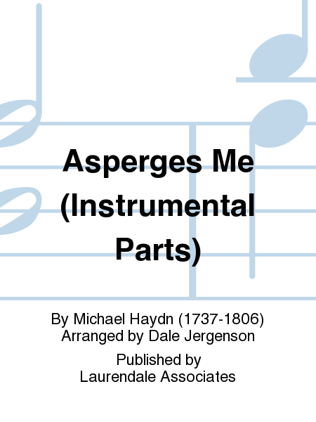 Asperges Me (Instrumental Parts)