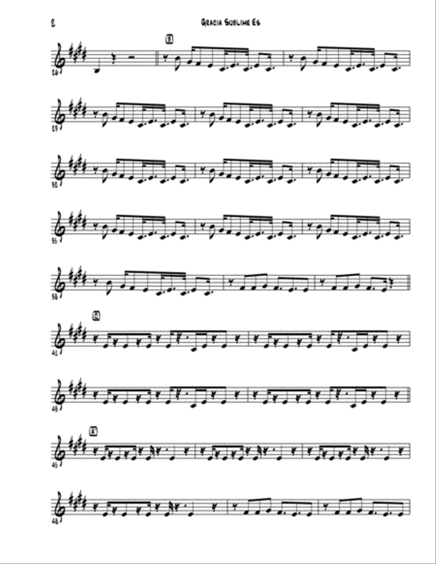 Gracia Sublime Es Gracia Sublime Es Flute scores gallery preview page 2