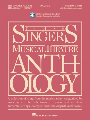 Book cover for Singer's Musical Theatre Anthology – Volume 3