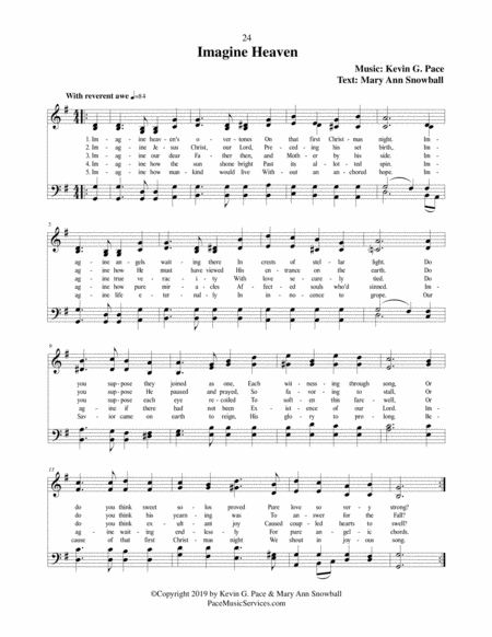 Imagine Heaven - a Christmas hymn image number null