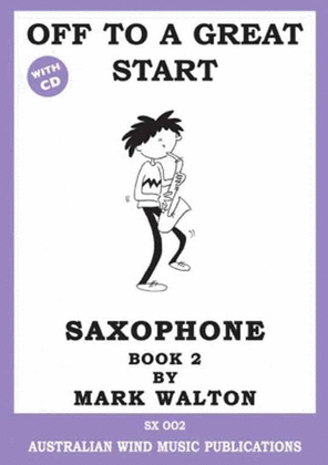 Book cover for Off To A Great Start Alto Sax Book 2 Book/CD