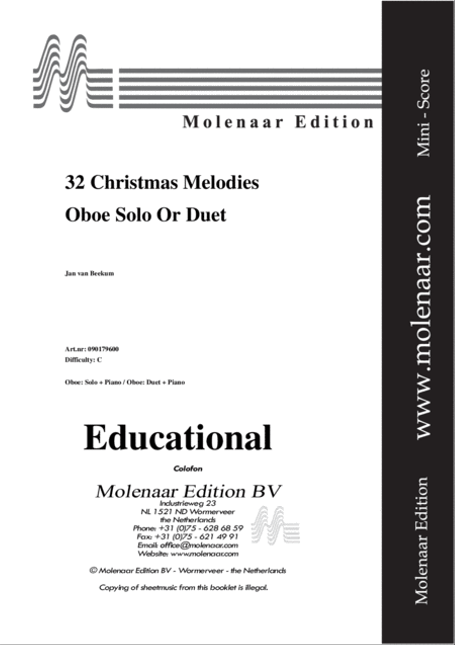 32 Christmas Melodies Woodwind Duet scores gallery preview page 2