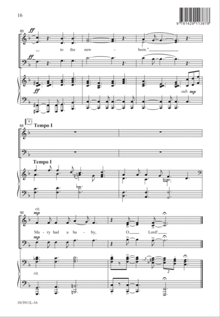 What a Wonderful Child What a Wonderful Child 3-Part scores gallery preview page 16