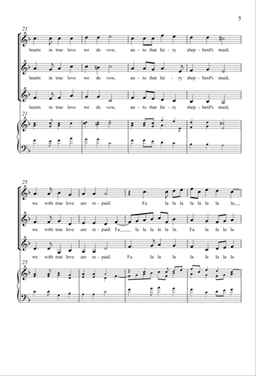 Spring-Time Mantleth Every Bough SSA scores gallery preview page 4