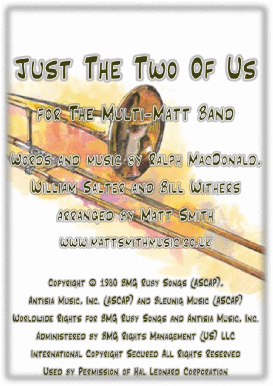 Just The Two Of Us Trombone scores gallery preview page 1