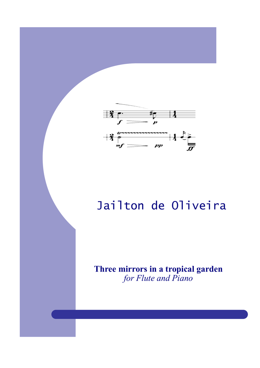 Three Mirrors in a Tropical Garden Chamber Music scores gallery preview page 1